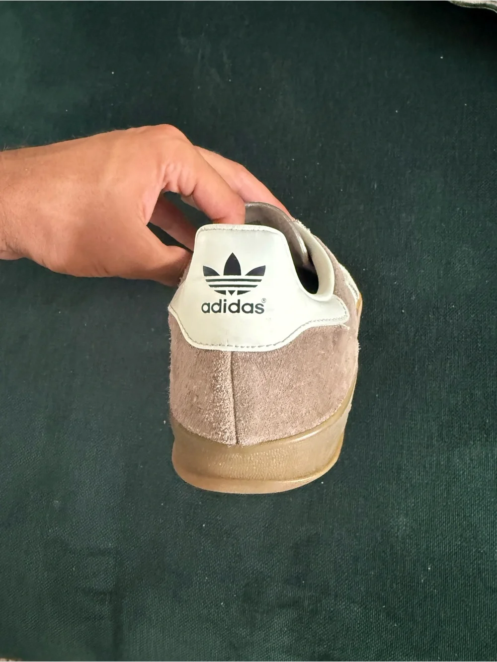 adidas Men’s Gazelle Suede Sneakers in Light Brown/Beige